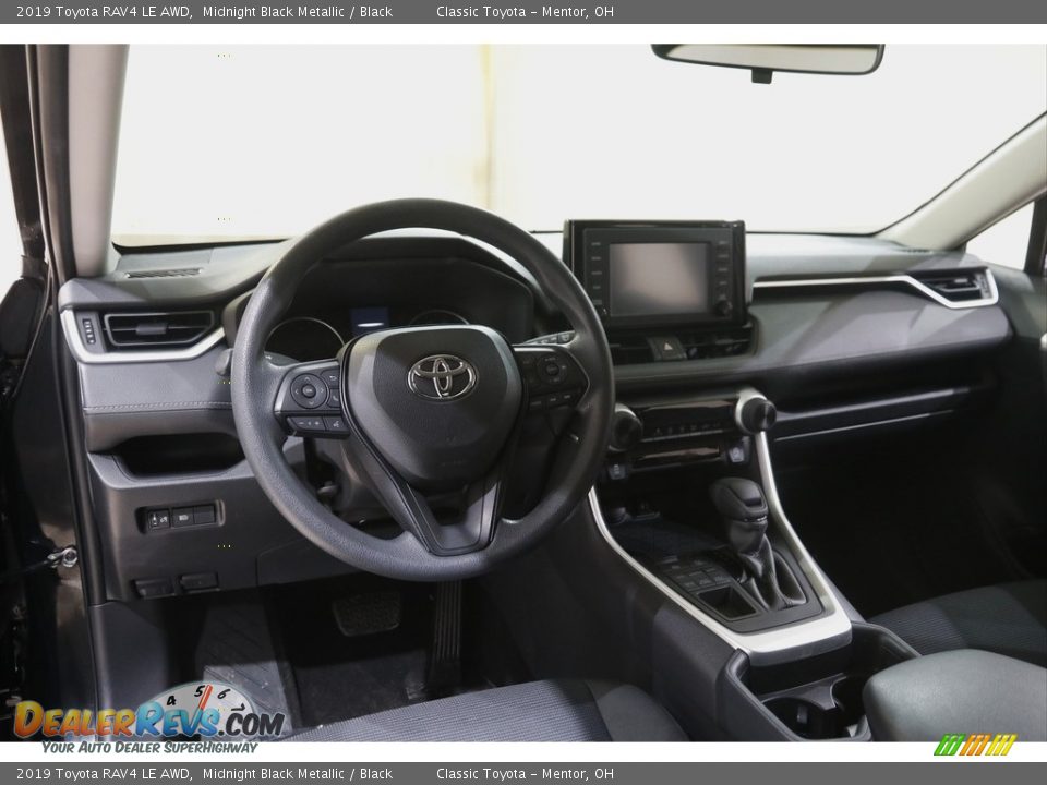 2019 Toyota RAV4 LE AWD Midnight Black Metallic / Black Photo #6