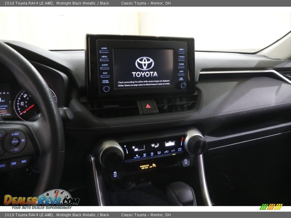 2019 Toyota RAV4 LE AWD Midnight Black Metallic / Black Photo #9