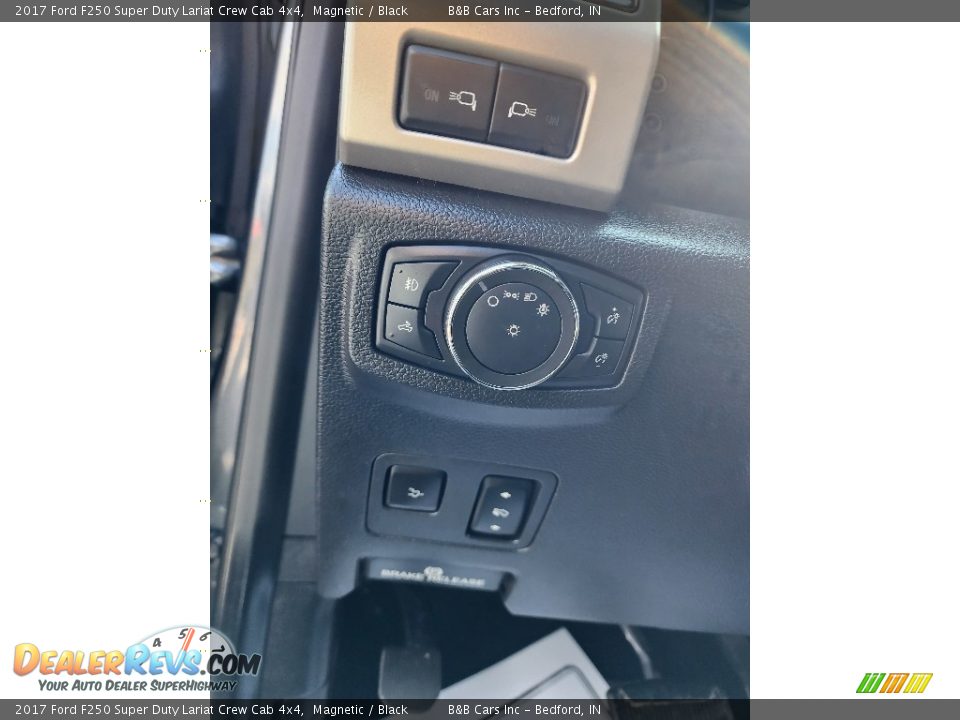 2017 Ford F250 Super Duty Lariat Crew Cab 4x4 Magnetic / Black Photo #14