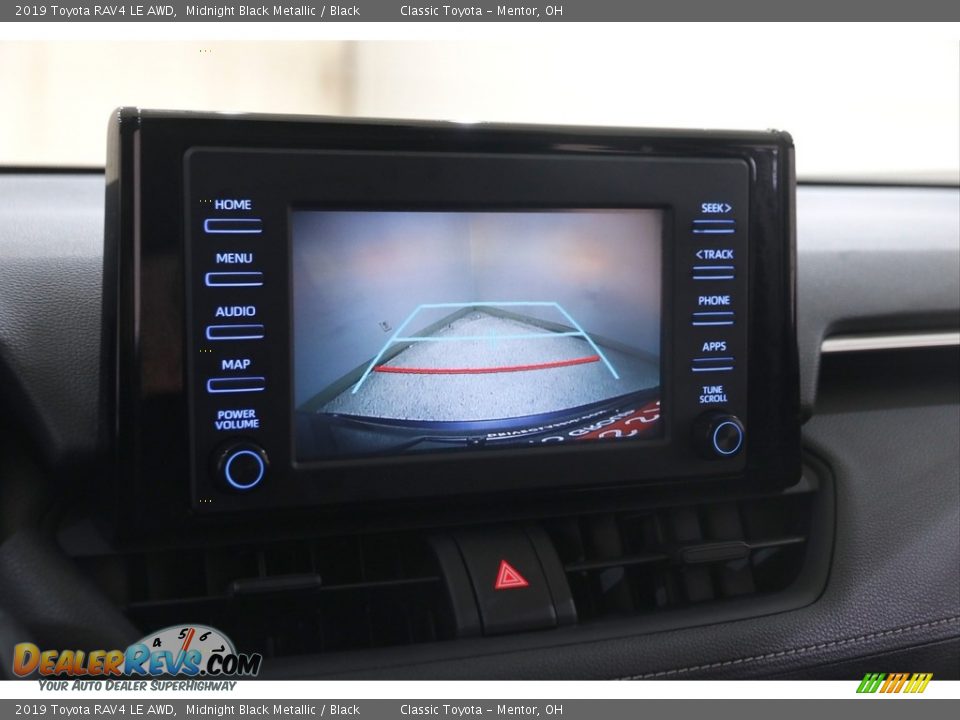 2019 Toyota RAV4 LE AWD Midnight Black Metallic / Black Photo #11