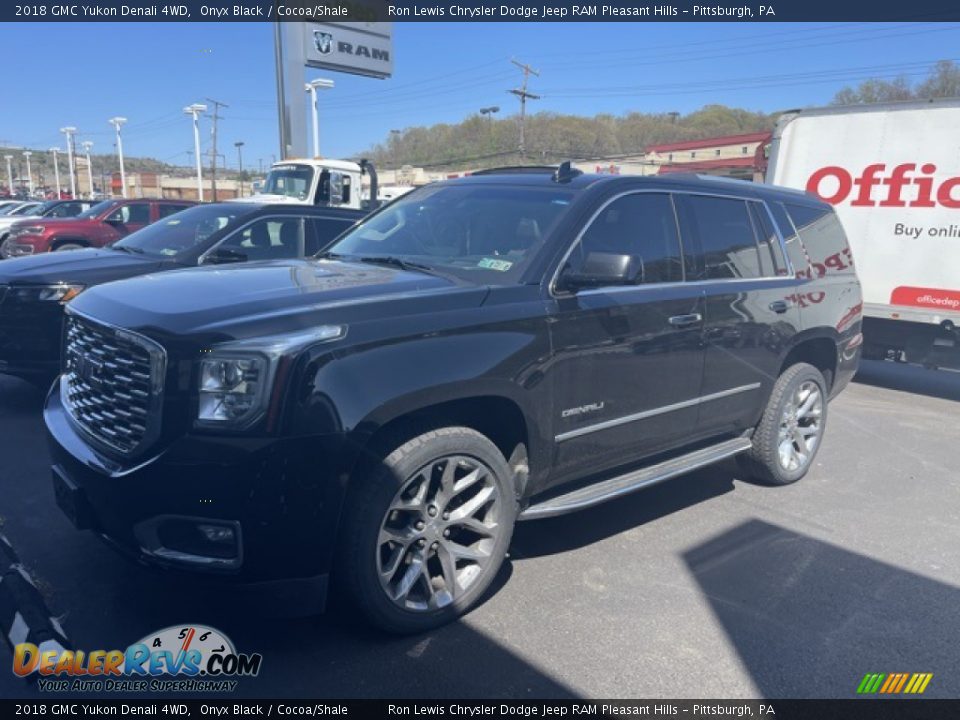 2018 GMC Yukon Denali 4WD Onyx Black / Cocoa/Shale Photo #1