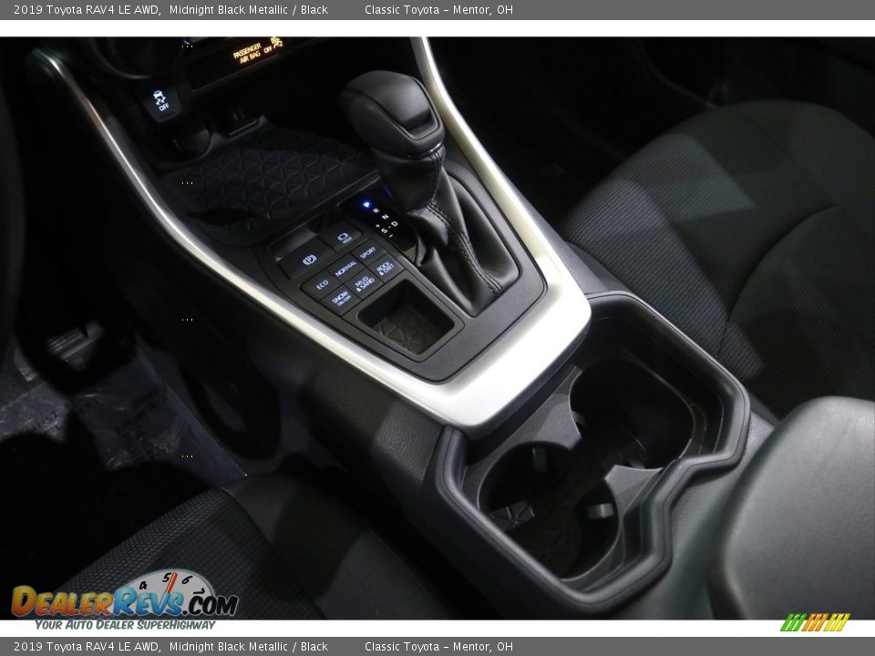 2019 Toyota RAV4 LE AWD Midnight Black Metallic / Black Photo #12