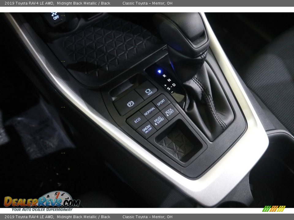 2019 Toyota RAV4 LE AWD Midnight Black Metallic / Black Photo #13