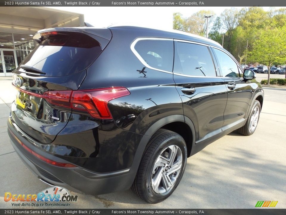 2023 Hyundai Santa Fe SEL AWD Twilight Black / Gray Photo #2