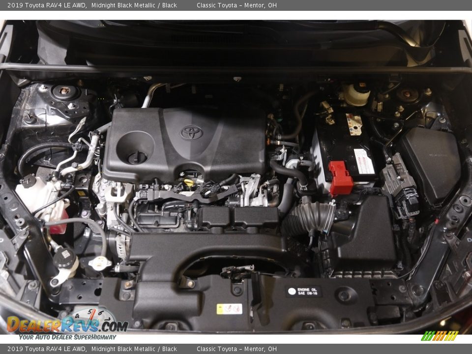 2019 Toyota RAV4 LE AWD Midnight Black Metallic / Black Photo #18