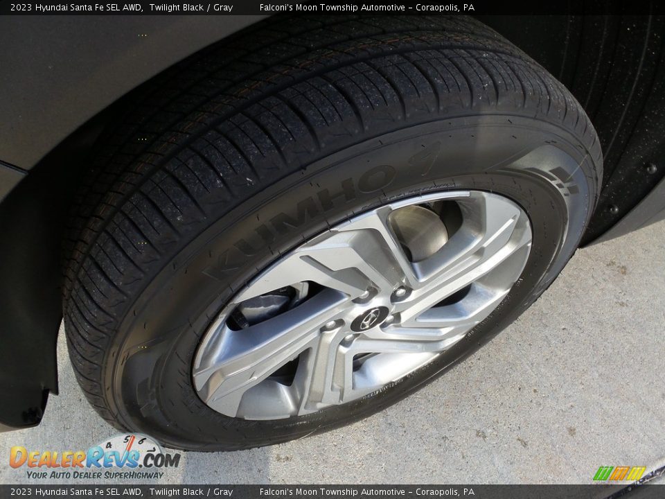 2023 Hyundai Santa Fe SEL AWD Twilight Black / Gray Photo #10