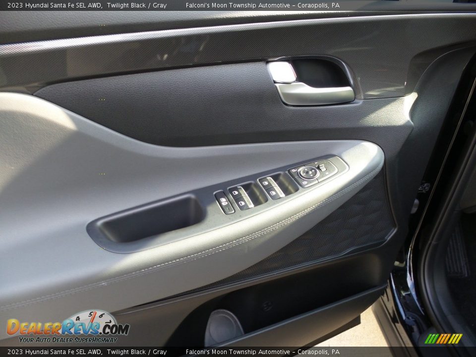 2023 Hyundai Santa Fe SEL AWD Twilight Black / Gray Photo #15