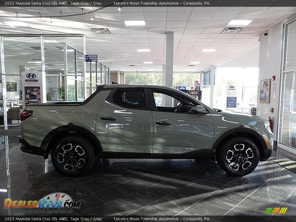 2023 Hyundai Santa Cruz SEL AWD Sage Gray / Gray Photo #1