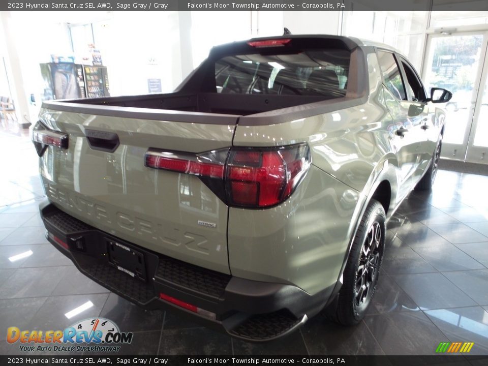 2023 Hyundai Santa Cruz SEL AWD Sage Gray / Gray Photo #2