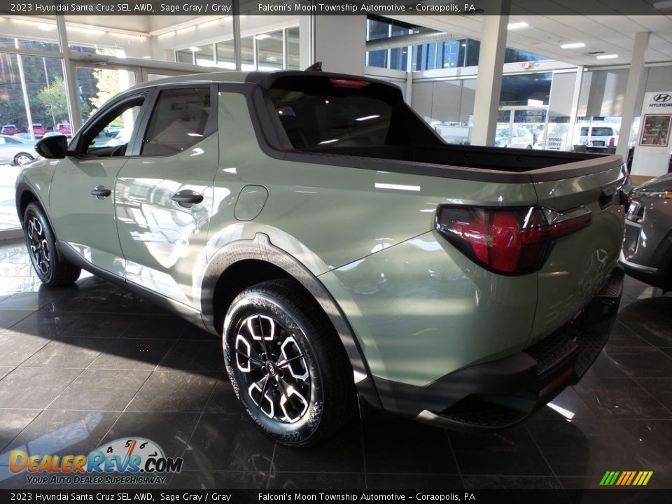 Sage Gray 2023 Hyundai Santa Cruz SEL AWD Photo #5