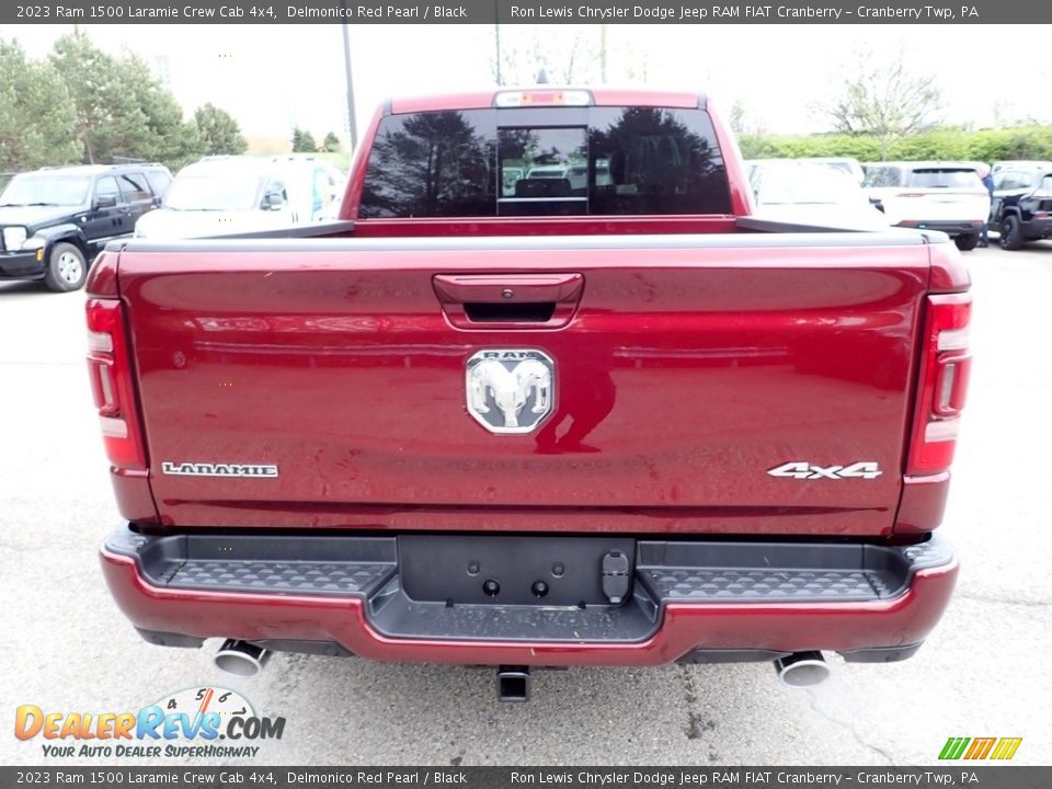 2023 Ram 1500 Laramie Crew Cab 4x4 Delmonico Red Pearl / Black Photo #4