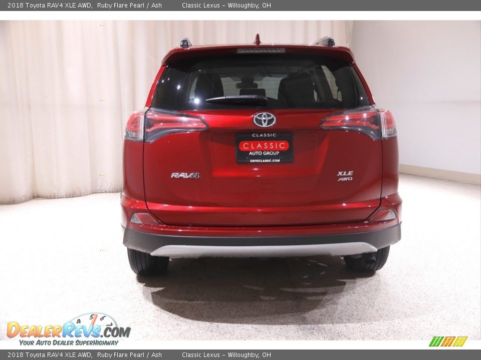 2018 Toyota RAV4 XLE AWD Ruby Flare Pearl / Ash Photo #18