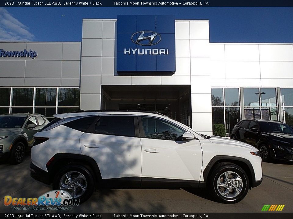 2023 Hyundai Tucson SEL AWD Serenity White / Black Photo #1