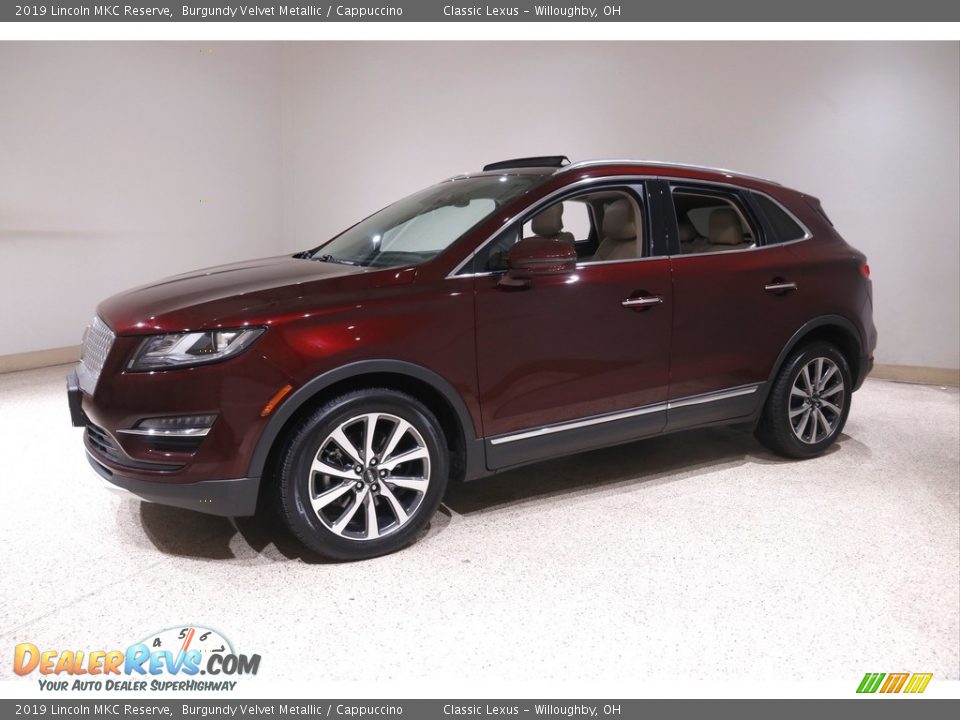 2019 Lincoln MKC Reserve Burgundy Velvet Metallic / Cappuccino Photo #3