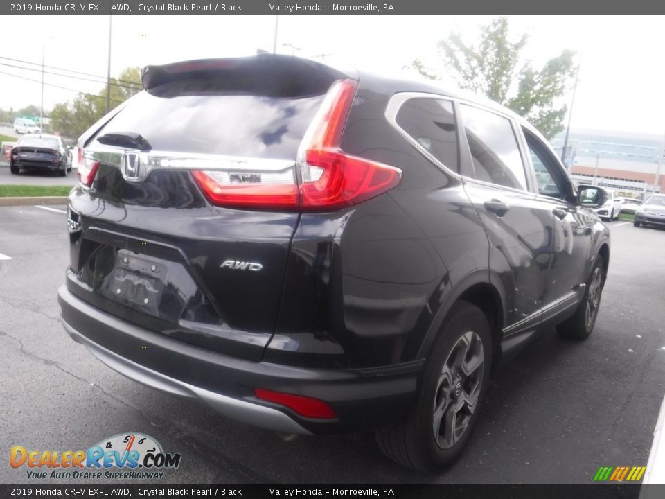 2019 Honda CR-V EX-L AWD Crystal Black Pearl / Black Photo #6