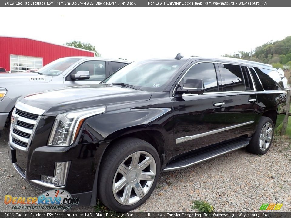 2019 Cadillac Escalade ESV Premium Luxury 4WD Black Raven / Jet Black Photo #1