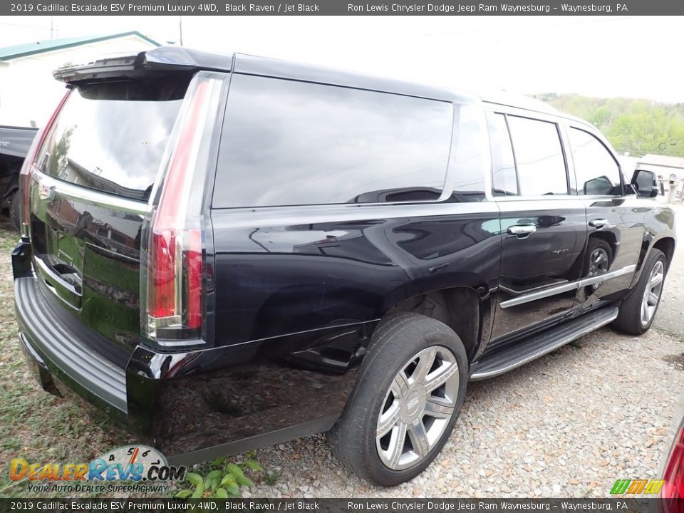 2019 Cadillac Escalade ESV Premium Luxury 4WD Black Raven / Jet Black Photo #3