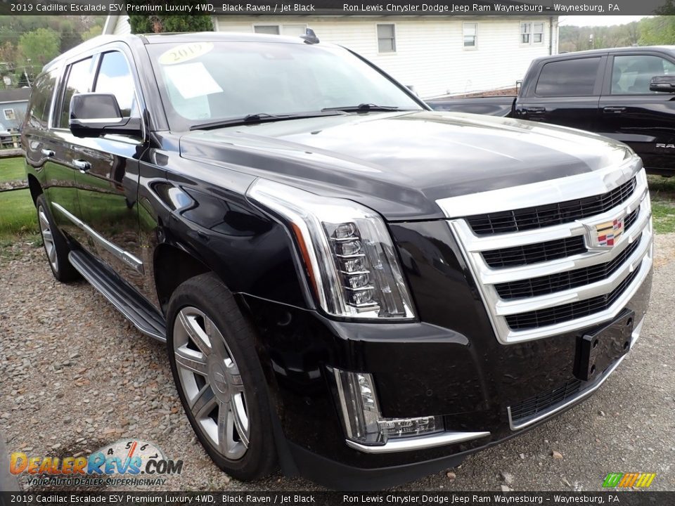 2019 Cadillac Escalade ESV Premium Luxury 4WD Black Raven / Jet Black Photo #4