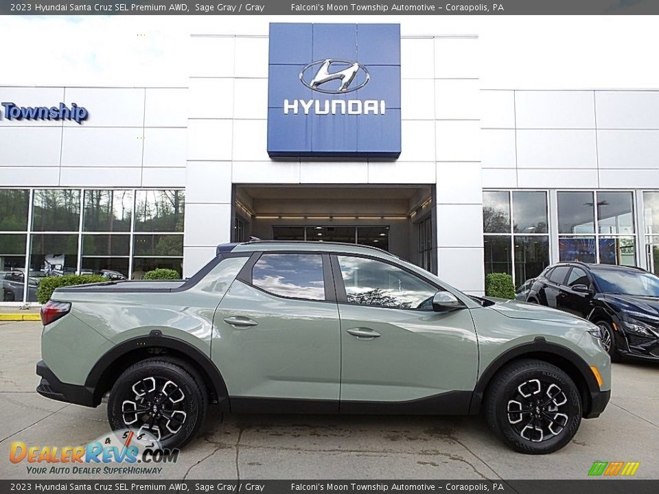 2023 Hyundai Santa Cruz SEL Premium AWD Sage Gray / Gray Photo #1