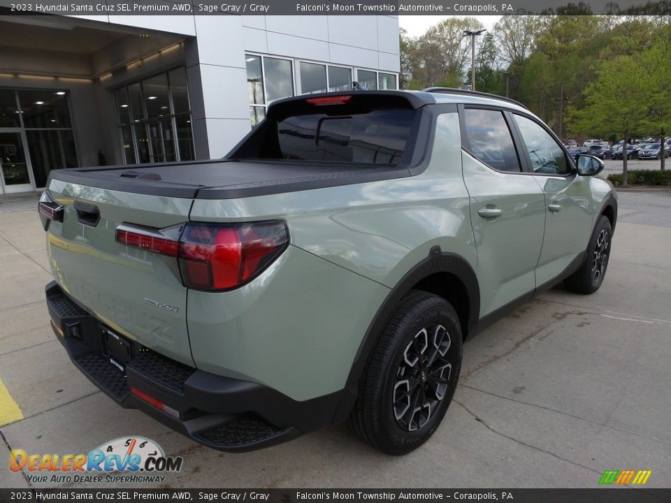 2023 Hyundai Santa Cruz SEL Premium AWD Sage Gray / Gray Photo #2