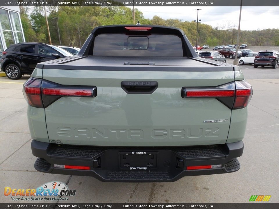 2023 Hyundai Santa Cruz SEL Premium AWD Sage Gray / Gray Photo #3