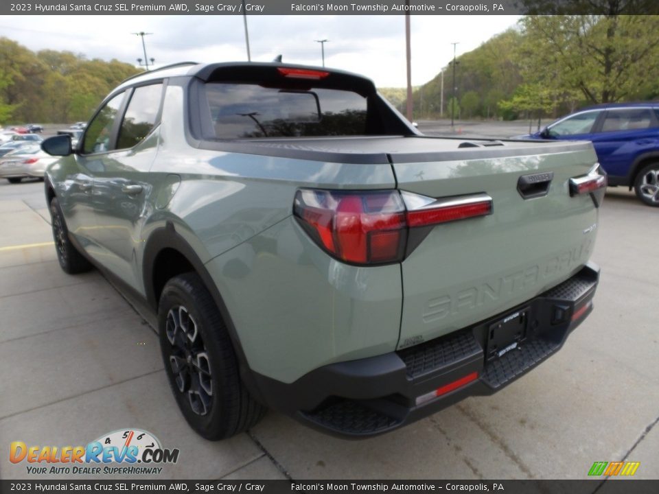 2023 Hyundai Santa Cruz SEL Premium AWD Sage Gray / Gray Photo #5