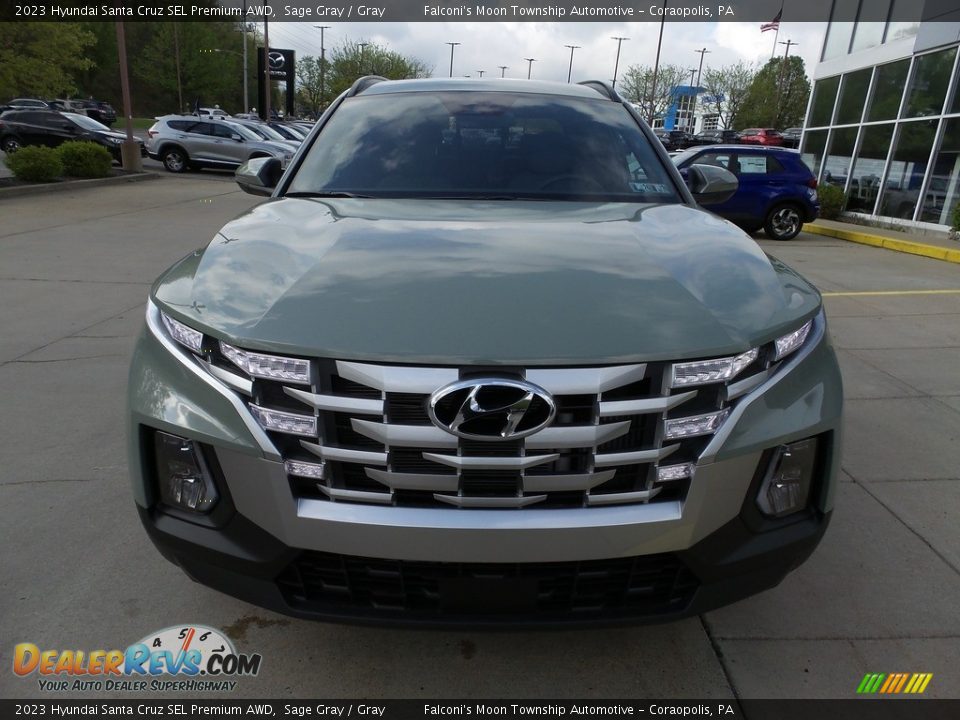 2023 Hyundai Santa Cruz SEL Premium AWD Sage Gray / Gray Photo #8