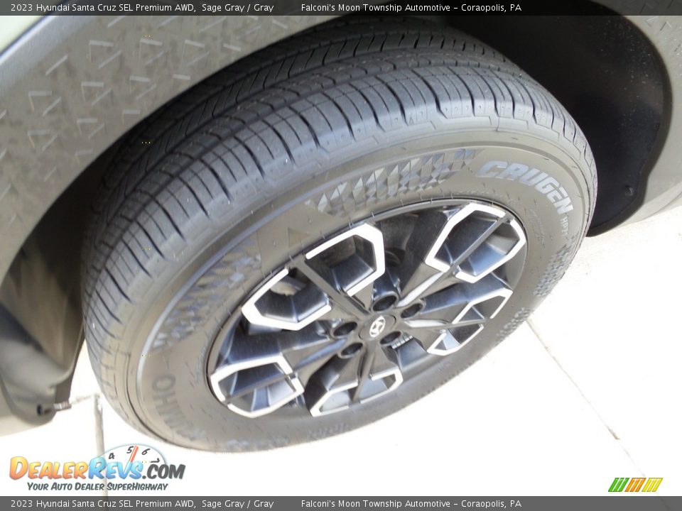 2023 Hyundai Santa Cruz SEL Premium AWD Sage Gray / Gray Photo #10