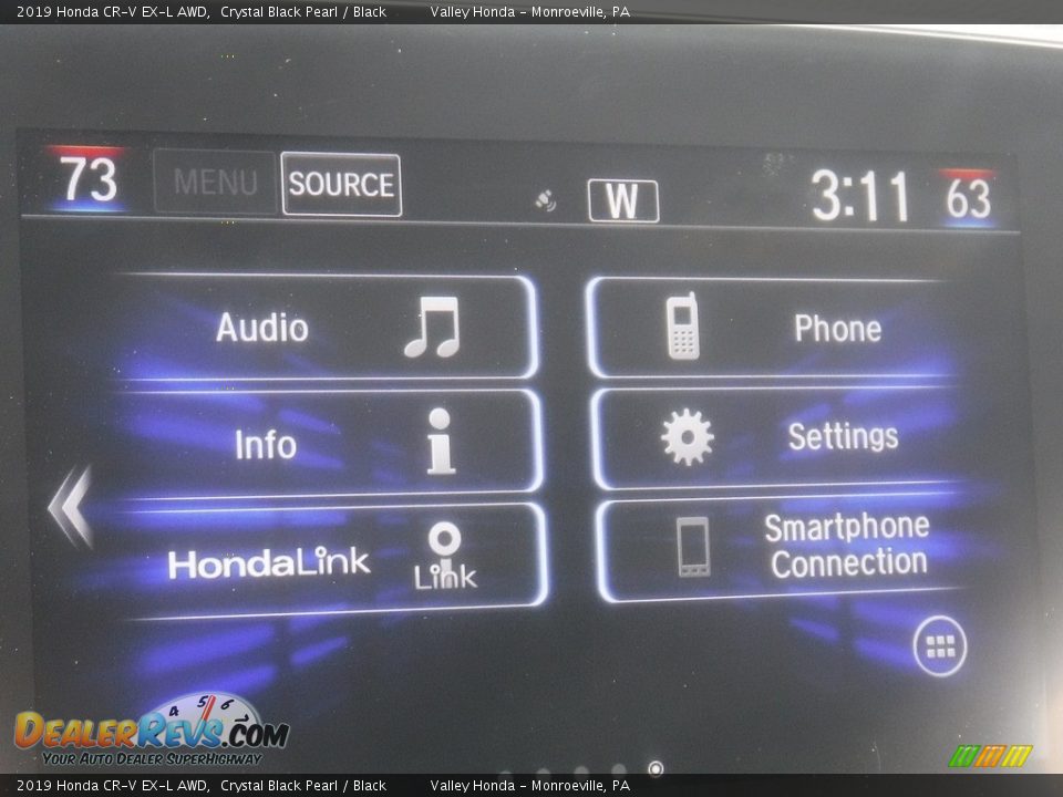2019 Honda CR-V EX-L AWD Crystal Black Pearl / Black Photo #21