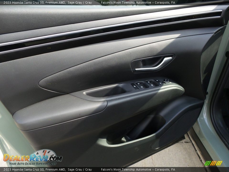 2023 Hyundai Santa Cruz SEL Premium AWD Sage Gray / Gray Photo #14