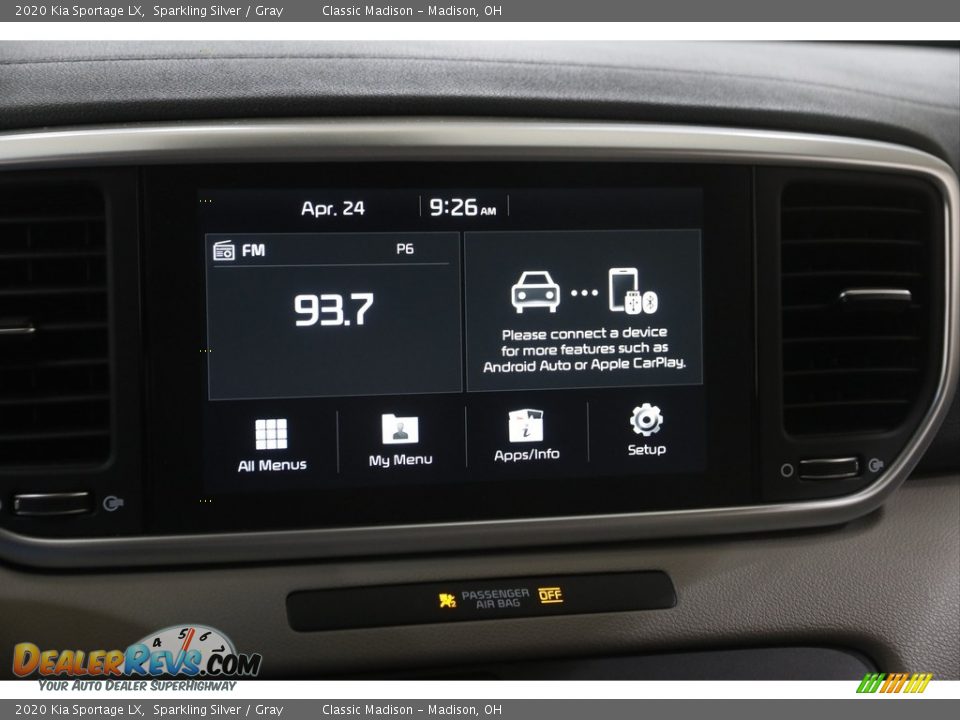 2020 Kia Sportage LX Sparkling Silver / Gray Photo #10