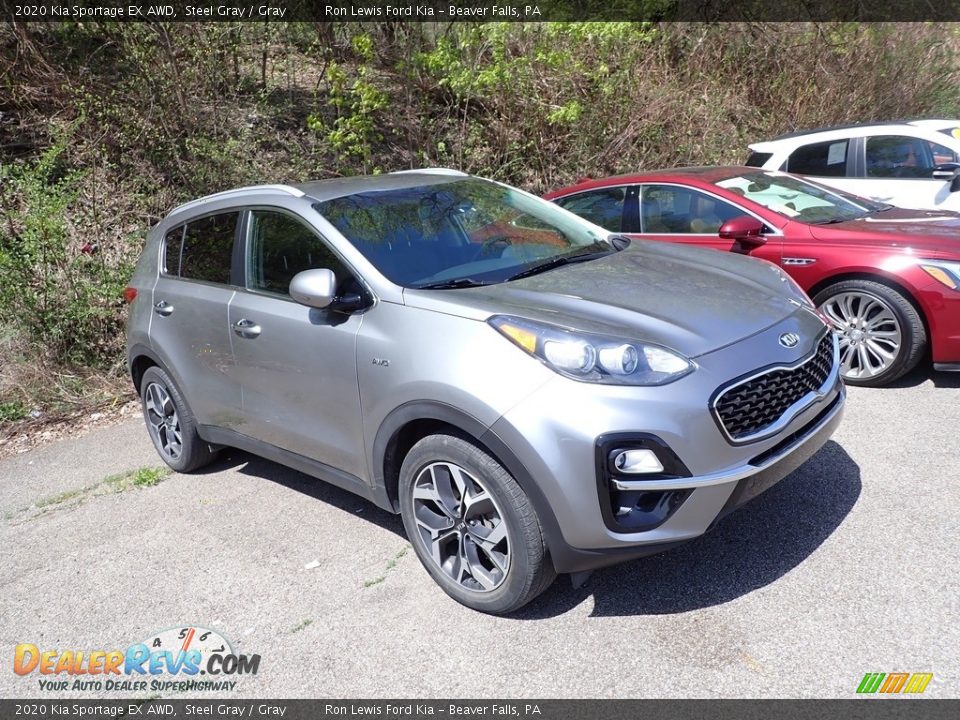 2020 Kia Sportage EX AWD Steel Gray / Gray Photo #3