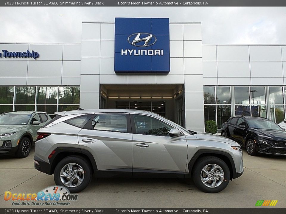 2023 Hyundai Tucson SE AWD Shimmering Silver / Black Photo #1