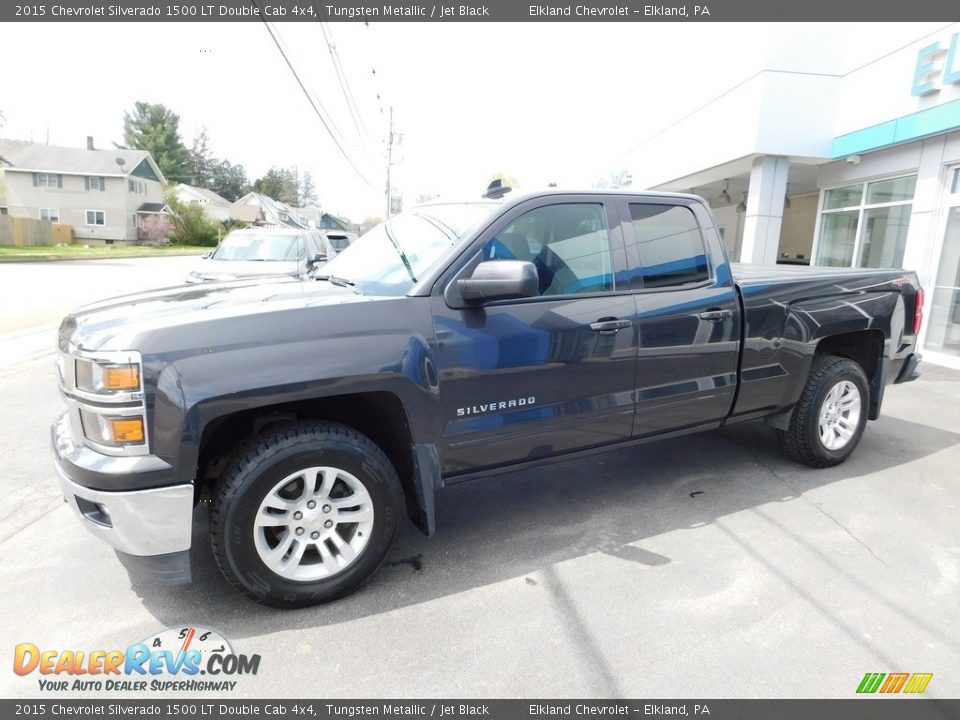 2015 Chevrolet Silverado 1500 LT Double Cab 4x4 Tungsten Metallic / Jet Black Photo #1