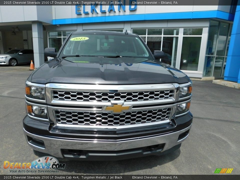 2015 Chevrolet Silverado 1500 LT Double Cab 4x4 Tungsten Metallic / Jet Black Photo #3