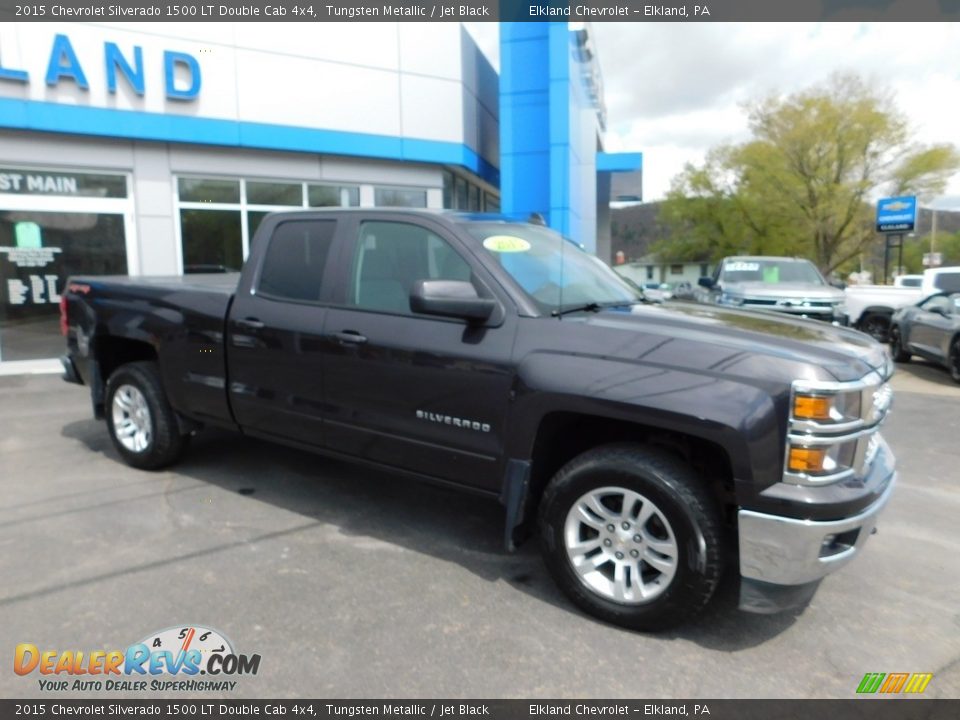 2015 Chevrolet Silverado 1500 LT Double Cab 4x4 Tungsten Metallic / Jet Black Photo #5