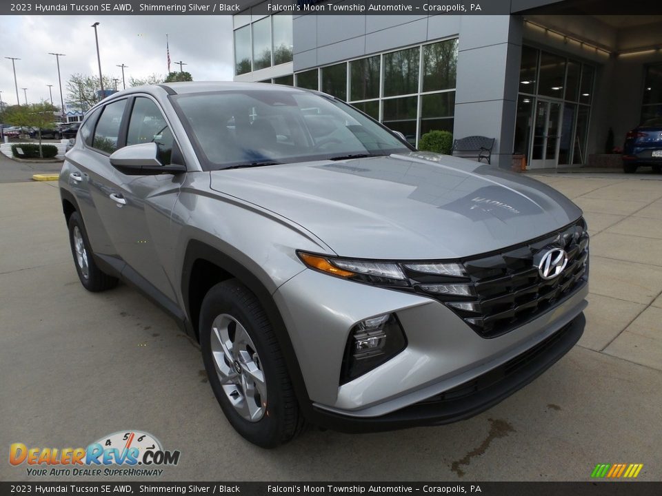 2023 Hyundai Tucson SE AWD Shimmering Silver / Black Photo #9