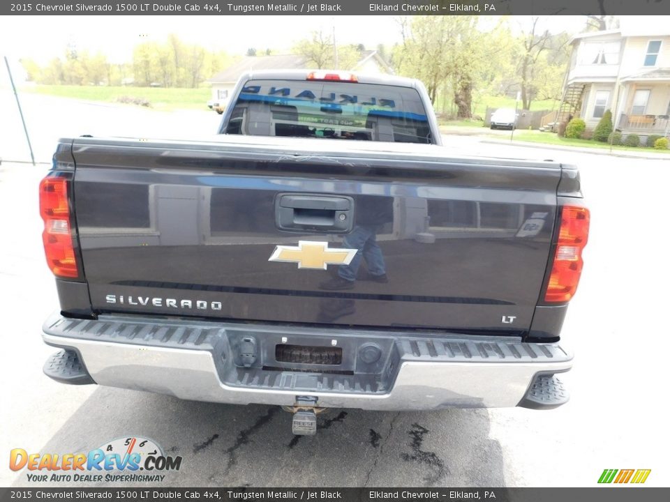 2015 Chevrolet Silverado 1500 LT Double Cab 4x4 Tungsten Metallic / Jet Black Photo #9