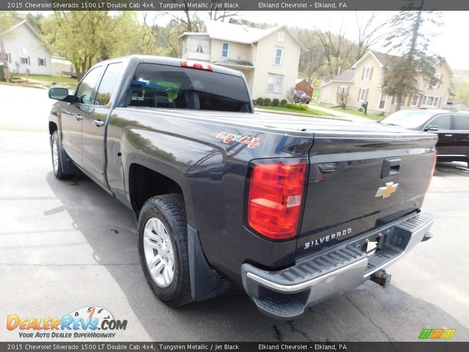 2015 Chevrolet Silverado 1500 LT Double Cab 4x4 Tungsten Metallic / Jet Black Photo #10