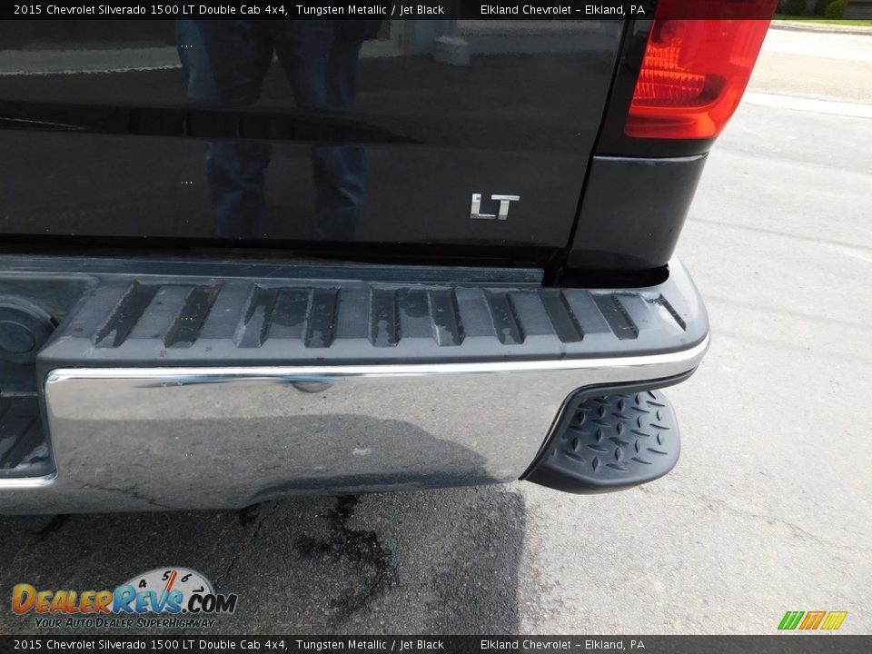 2015 Chevrolet Silverado 1500 LT Double Cab 4x4 Tungsten Metallic / Jet Black Photo #14