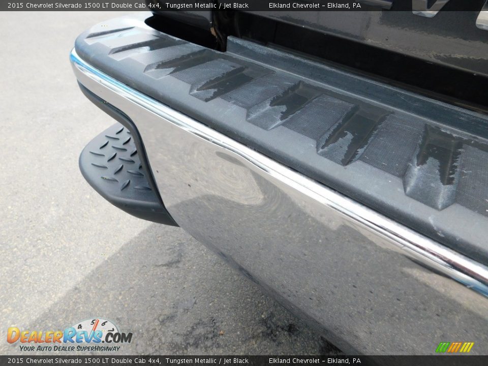 2015 Chevrolet Silverado 1500 LT Double Cab 4x4 Tungsten Metallic / Jet Black Photo #17