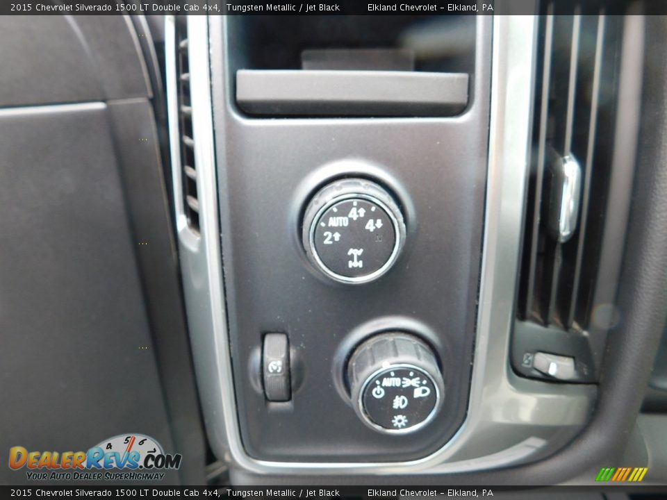 2015 Chevrolet Silverado 1500 LT Double Cab 4x4 Tungsten Metallic / Jet Black Photo #27