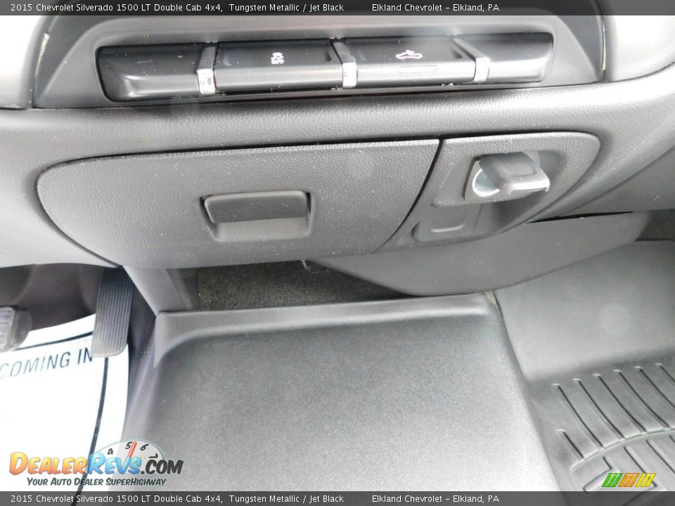 2015 Chevrolet Silverado 1500 LT Double Cab 4x4 Tungsten Metallic / Jet Black Photo #34