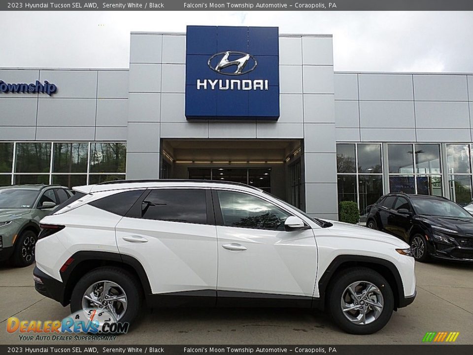 2023 Hyundai Tucson SEL AWD Serenity White / Black Photo #1