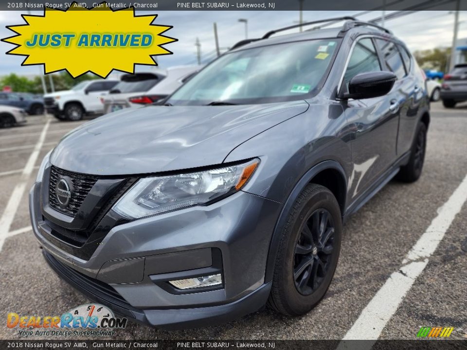 2018 Nissan Rogue SV AWD Gun Metallic / Charcoal Photo #1