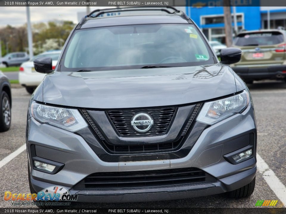 2018 Nissan Rogue SV AWD Gun Metallic / Charcoal Photo #2