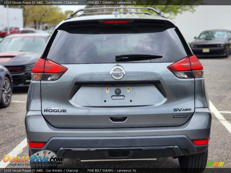 2018 Nissan Rogue SV AWD Gun Metallic / Charcoal Photo #4