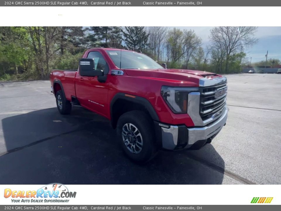 2024 GMC Sierra 2500HD SLE Regular Cab 4WD Cardinal Red / Jet Black Photo #1