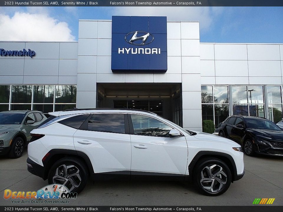 2023 Hyundai Tucson SEL AWD Serenity White / Black Photo #1