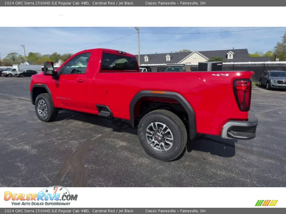 2024 GMC Sierra 2500HD SLE Regular Cab 4WD Cardinal Red / Jet Black Photo #5